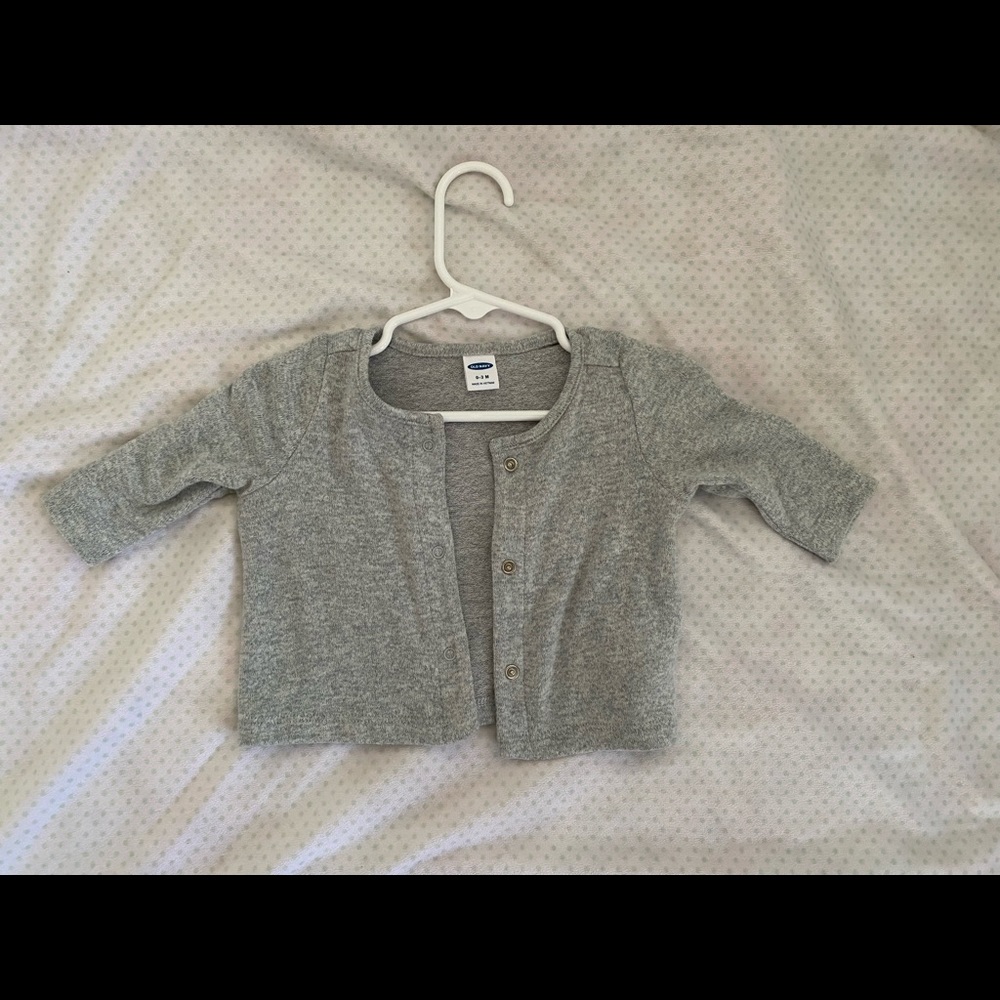 Old Navy Gray Infant Cardigan